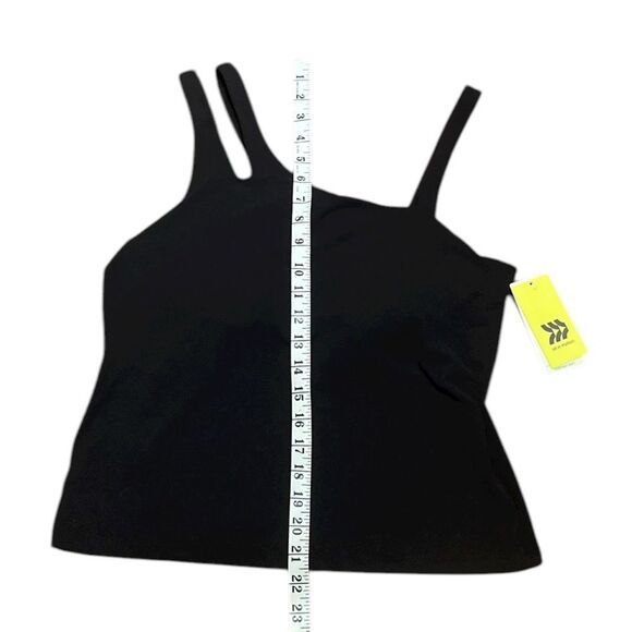 All In Motion Black Asymmetrical Strap Tank Top, Size L, NWT - Picture 8 of 13